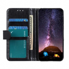 Cover voor Realme GT Neo 3T / Neo 2 Anti-fall Folio-hoesje Faux Leather Folio Stand Functie