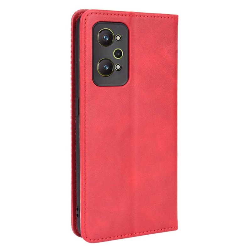 Cover voor Realme GT Neo 3T / Neo 2 Leer In Cirénius-stijl