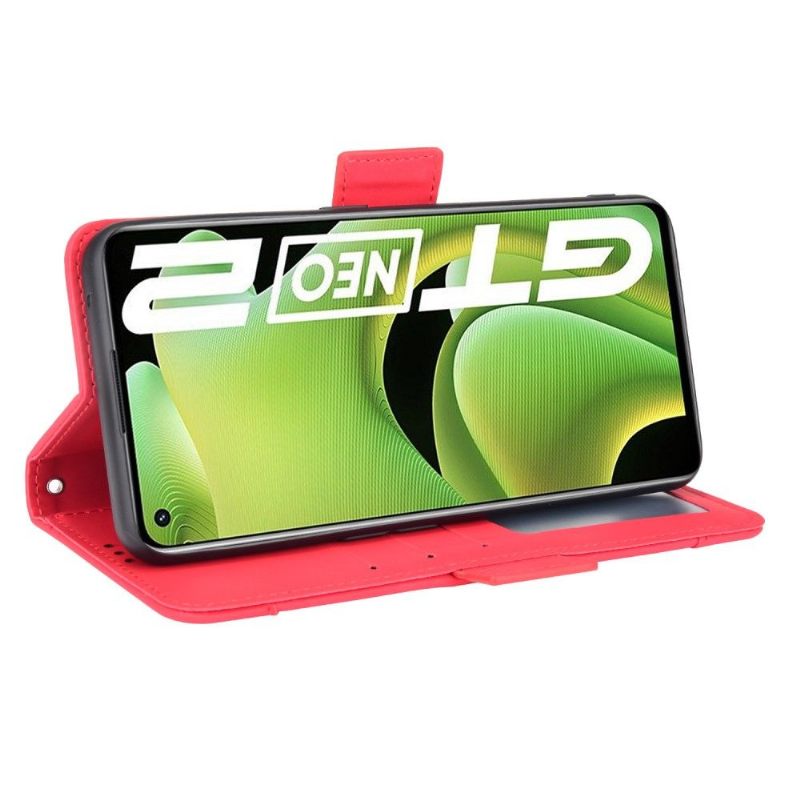 Flip Case voor Realme GT Neo 3T / Neo 2 Premium Met Kaarthouder