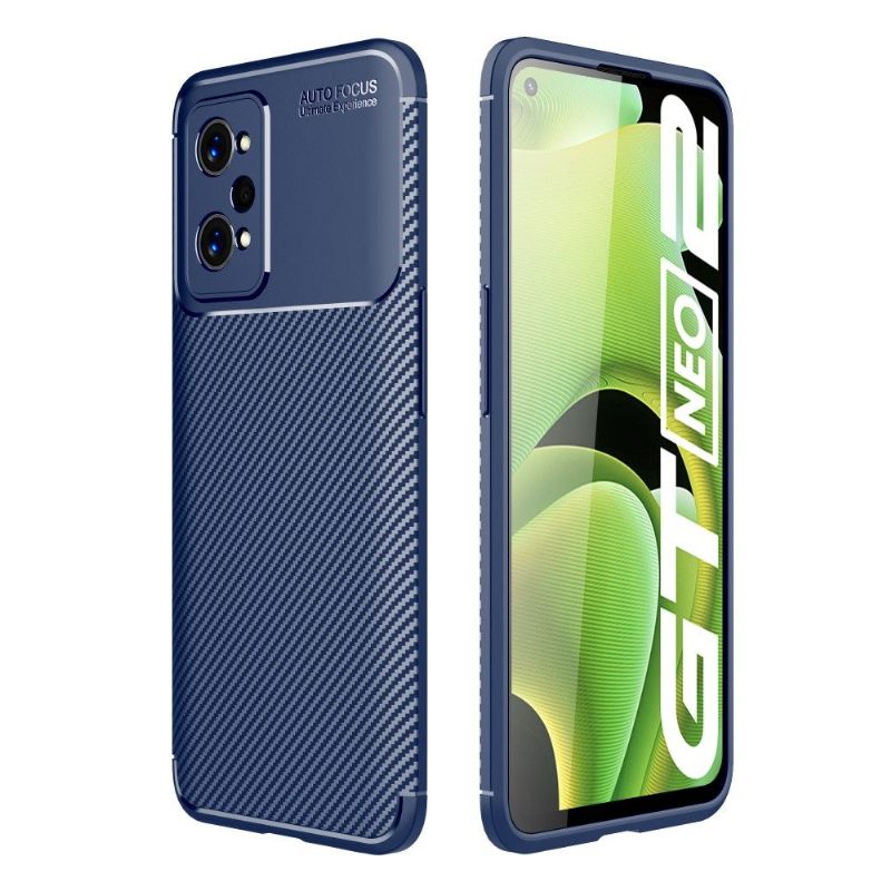 Hoesje voor Realme GT Neo 3T / Neo 2 Koolstofvezelstijl