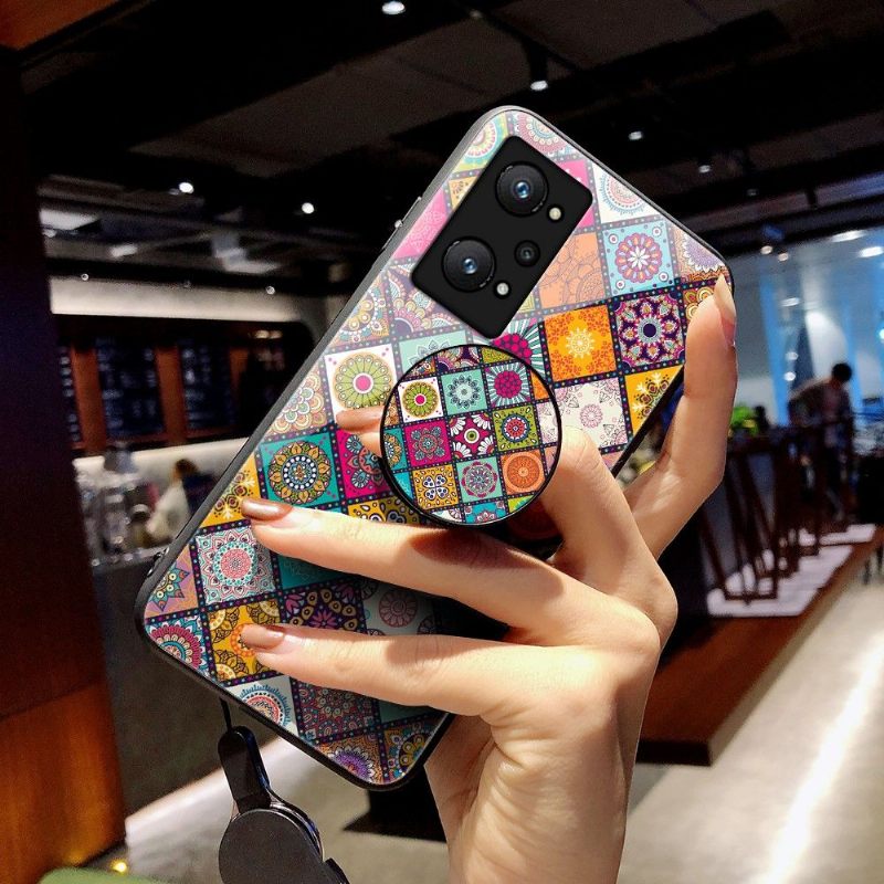 Hoesje voor Realme GT Neo 3T / Neo 2 Mandala-caleidoscoop Met Standaard