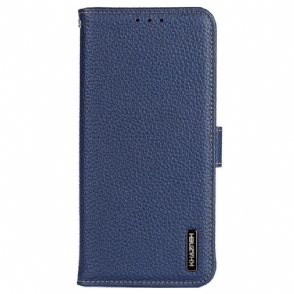 Folio-hoesje voor Xiaomi Redmi Note 12 Pro Khazneh Lychee Leer