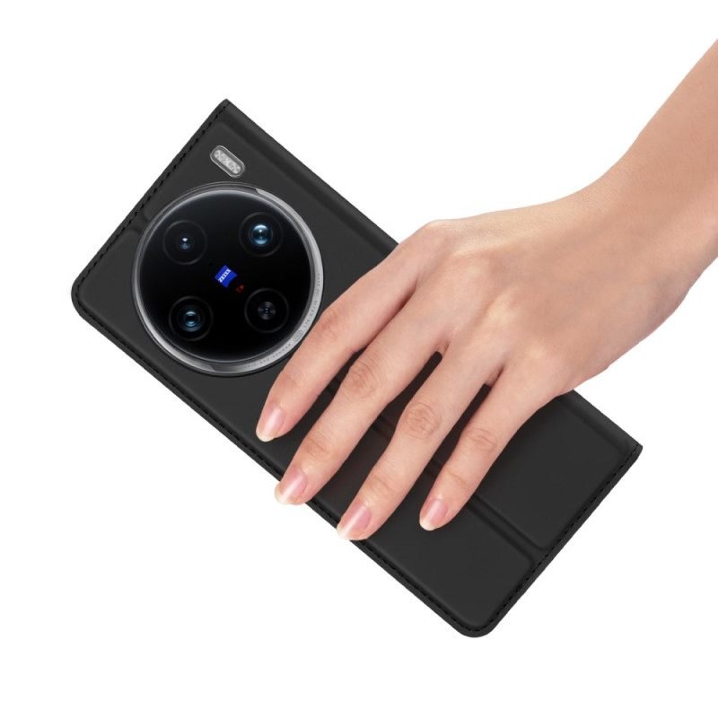 Folio-hoesje Vivo X100 Pro Skin Pro Series Dux Ducis Bescherming Hoesje