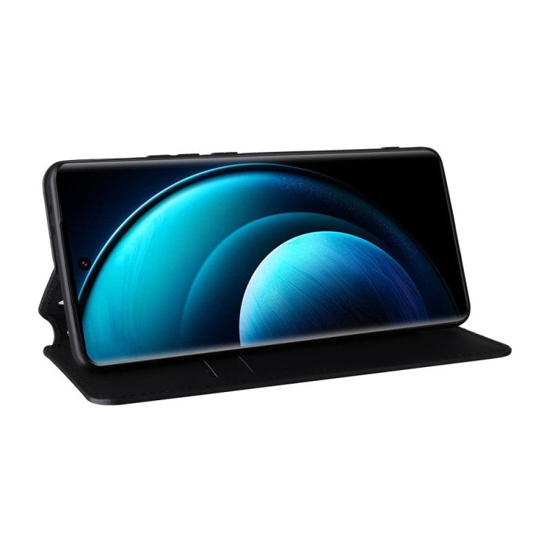 Folio-hoesje Vivo X100 Pro Telefoonhoesje Diamantpatroon