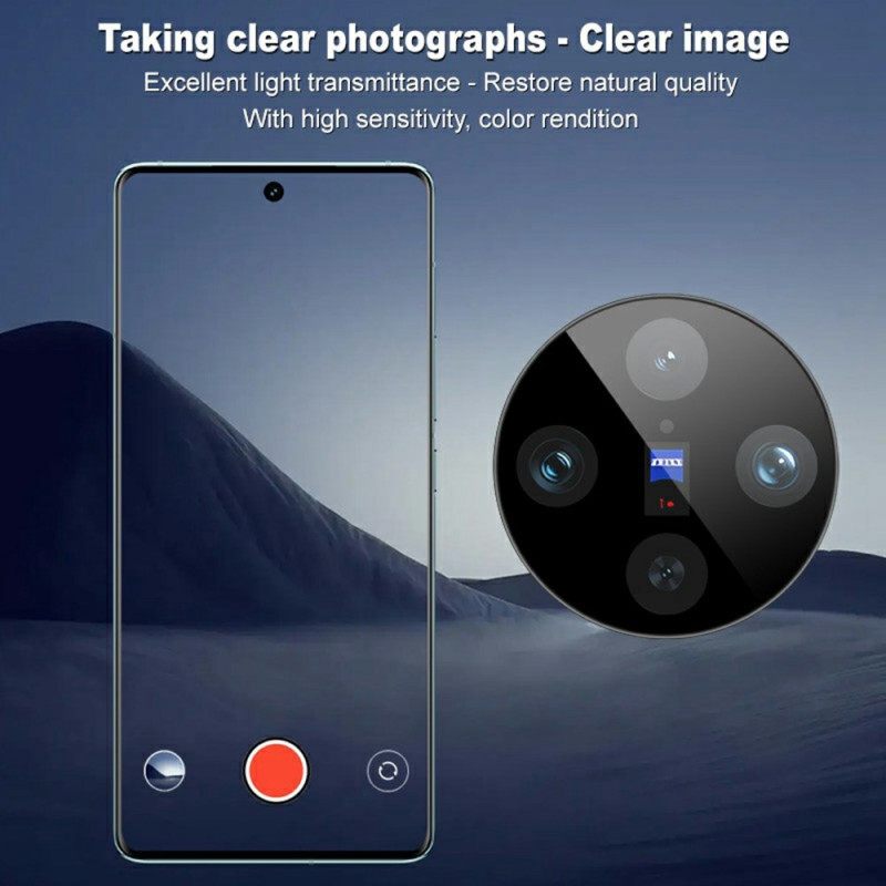 Lensbeschermer Van Gehard Glas Voor Vivo X100 Pro Met Zelfpositionerend Frame (zwarte Versie)
