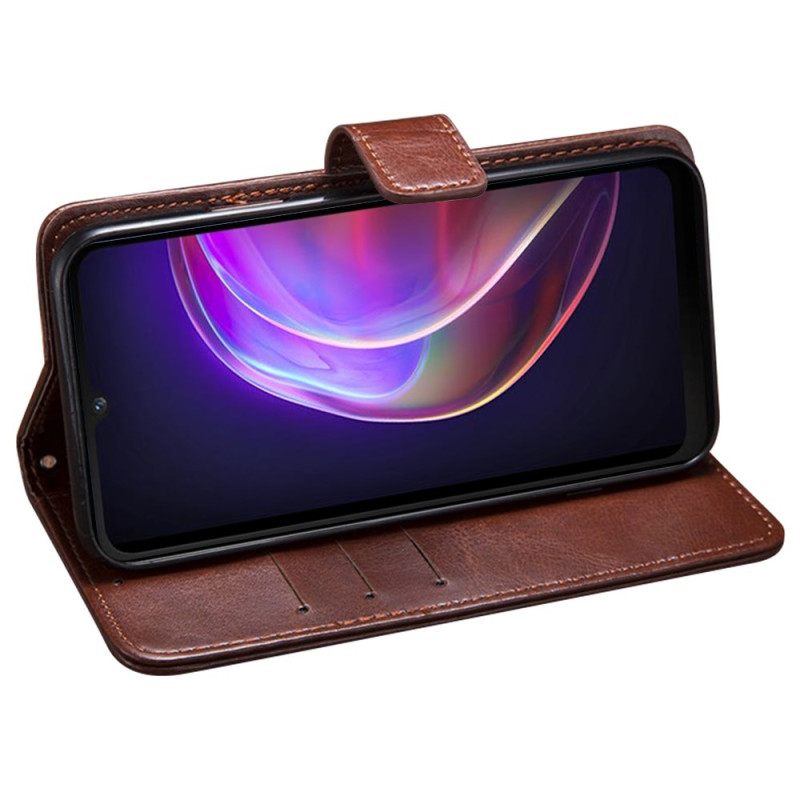 Leren Hoesje Voor Vivo X100 Pro Idewei Kunstleer