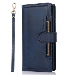 Folio-hoesje voor Samsung Galaxy S23 5G Multi-kaarten En Voorvak