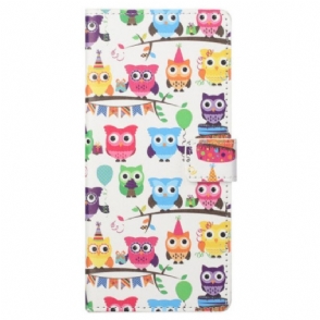 Folio-hoesje voor Samsung Galaxy S23 5G Uil Stam