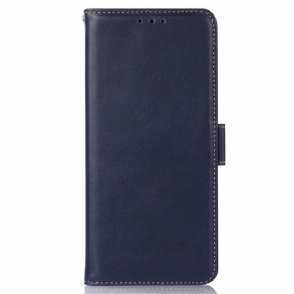 Leren Hoesje voor Samsung Galaxy S23 5G Rfid-functie Van Echt Leer
