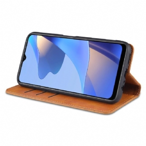 Case voor Oppo A16 / A16s Portemonnee Leren Azns Kunstleer