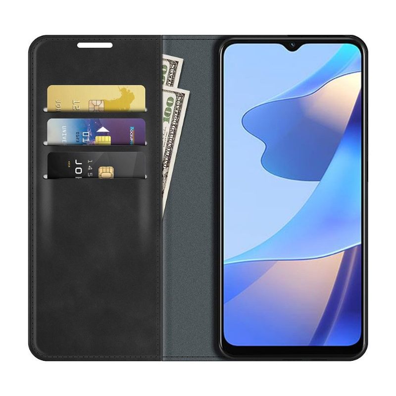 Cover voor Oppo A16 / A16s Kunstleer Stand Functie