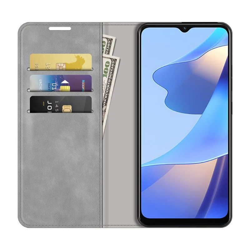 Cover voor Oppo A16 / A16s Kunstleer Stand Functie