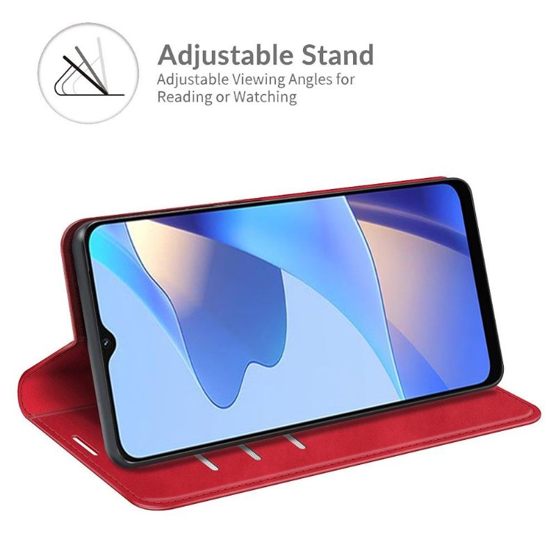 Cover voor Oppo A16 / A16s Kunstleer Stand Functie