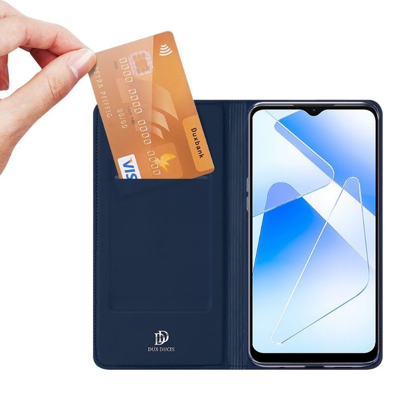 Cover voor Oppo A16 / A16s Zakelijk Satijneffect