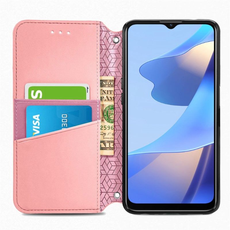 Folio-hoesje voor Oppo A16 / A16s Anti-fall Chique Mandala