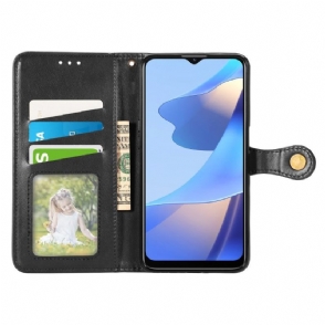 Folio-hoesje voor Oppo A16 / A16s Anti-fall Indila Kunstleer Kaarthouder