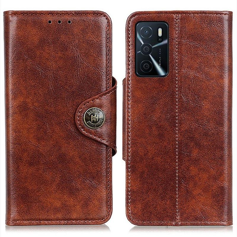 Folio-hoesje voor Oppo A16 / A16s Khazneh-ontwerp Essentieel