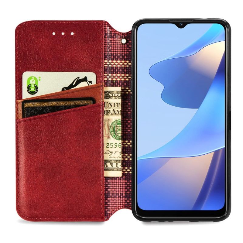 Folio-hoesje voor Oppo A16 / A16s Kub Design-kaarthouder