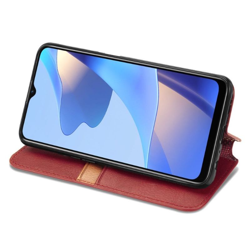 Folio-hoesje voor Oppo A16 / A16s Kub Design-kaarthouder
