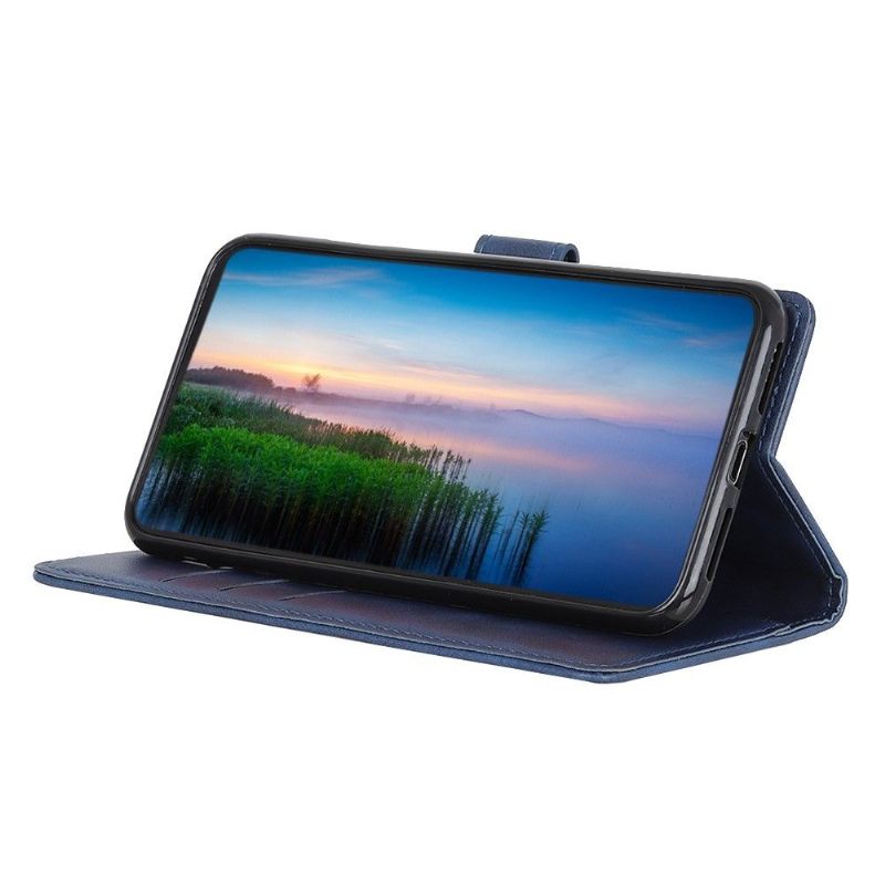 Folio-hoesje voor Oppo A16 / A16s Marius Mat Leereffect