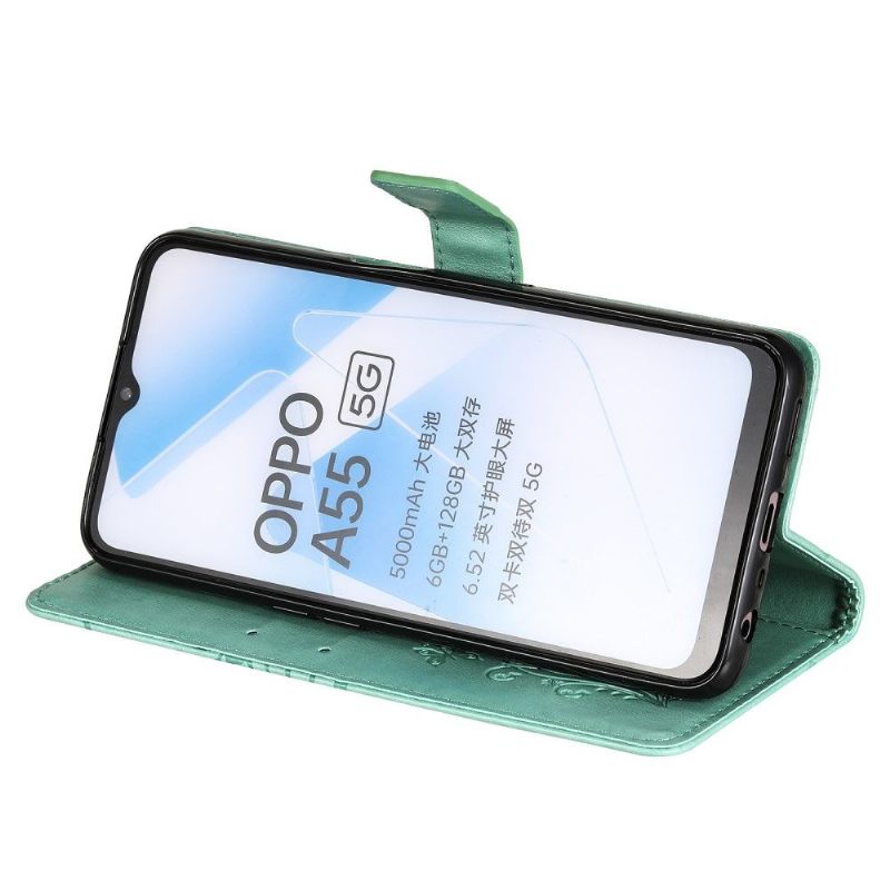 Folio-hoesje voor Oppo A16 / A16s Ondersteuningsfunctie Vlinders