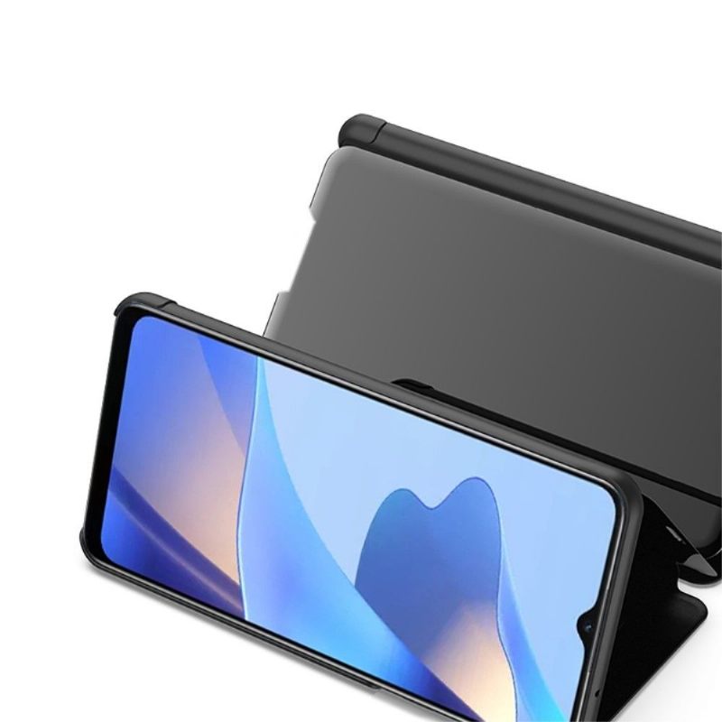 Hoesje voor Oppo A16 / A16s Folio-hoesje Spiegeleffect