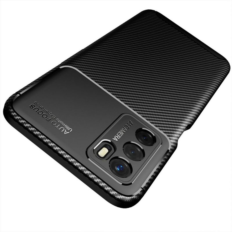 Hoesje voor Oppo A16 / A16s Koolstofvezelstijl