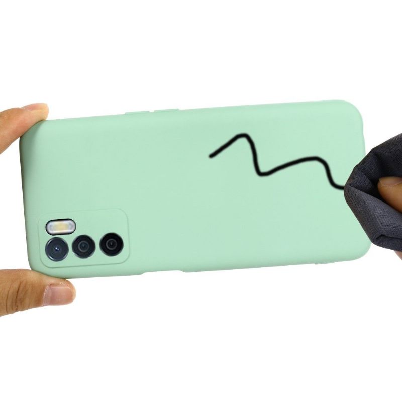 Hoesje voor Oppo A16 / A16s Puro Vloeibare Siliconen