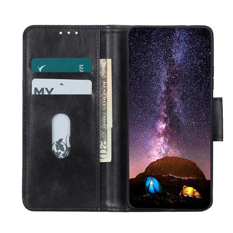 Leren Hoesje voor Oppo A16 / A16s Folio-hoesje Faux Leather Folio Stand Functie