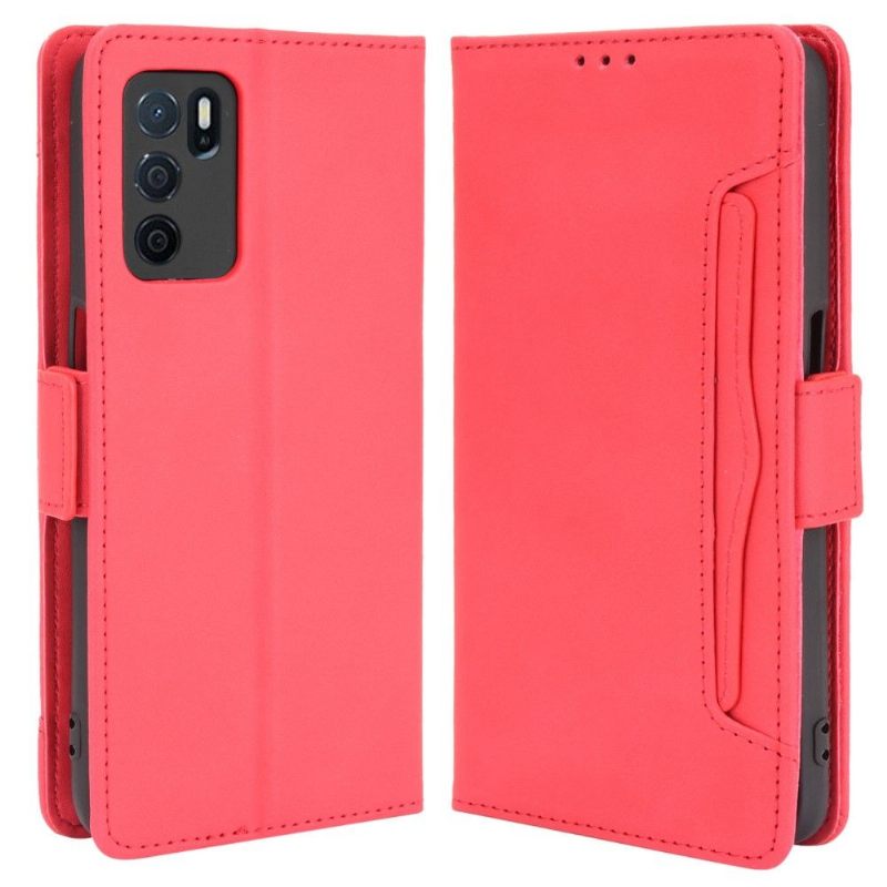 Leren Hoesje voor Oppo A16 / A16s Premium Met Kaarthouder