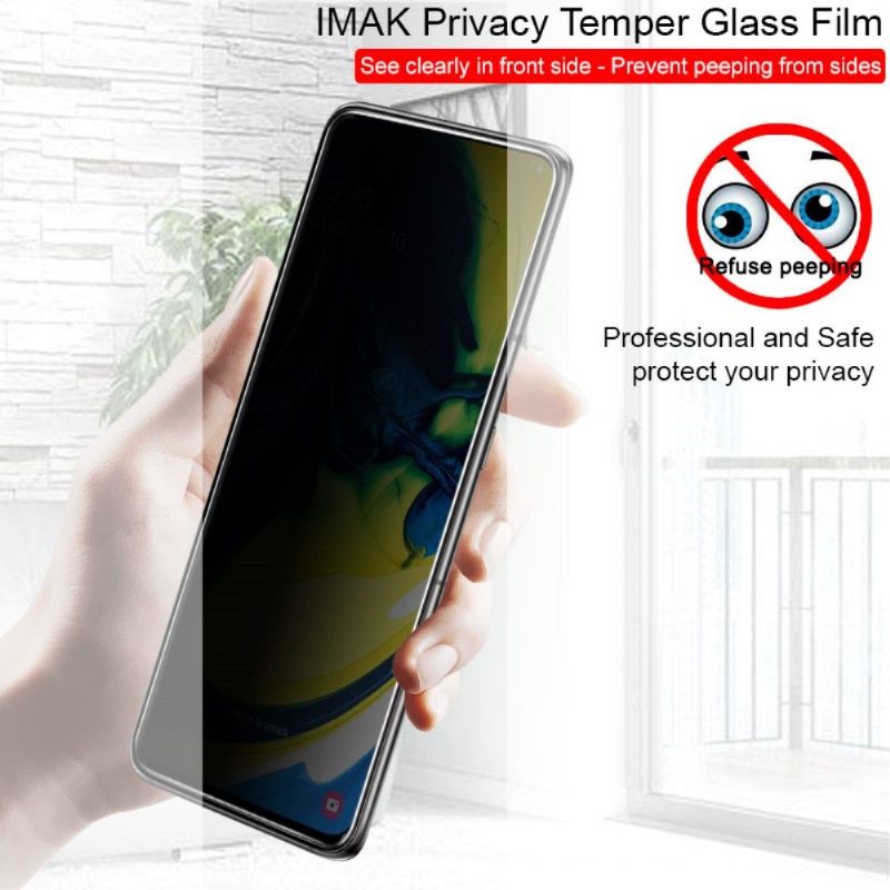 Samsung Galaxy A80 - Screenprotector Van Gehard Glas En Privacyfilter