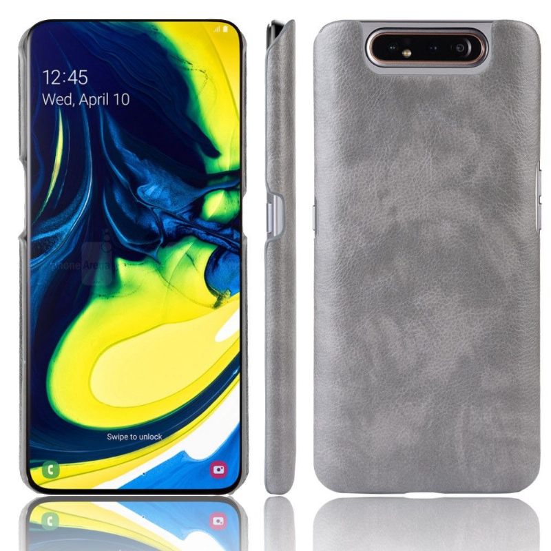 Telefoonhoesje voor Samsung Galaxy A80 Premium Leereffect