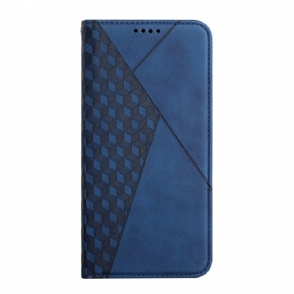 Bescherming Hoesje voor Samsung Galaxy S23 Ultra 5G Folio-hoesje Stijl Leer 3d-patroon