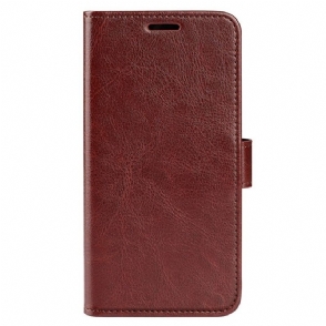 Folio-hoesje voor Samsung Galaxy S23 Ultra 5G Vintage Leereffect