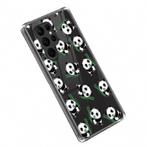 Hoesje voor Samsung Galaxy S23 Ultra 5G Kleine Panda's