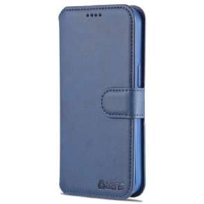 Folio-hoesje voor iPhone 14 Pro Max Azns Kunstleer
