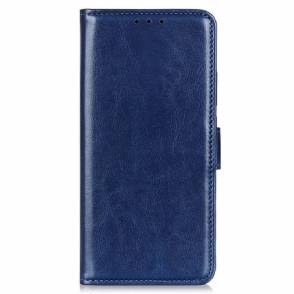 Folio-hoesje voor iPhone 14 Pro Max Imitatie Lakleer