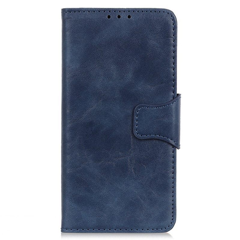 Folio-hoesje voor iPhone 14 Pro Max Split Lederen Omkeerbare Sluiting