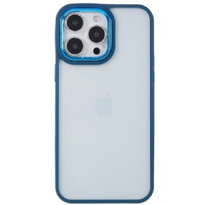 Hoesje voor iPhone 14 Pro Max Transparant Gekleurde Randen