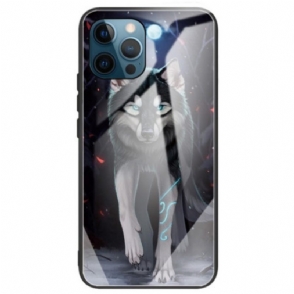Hoesje voor iPhone 14 Pro Max Wolf Van Gehard Glas