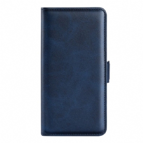 Leren Hoesje voor iPhone 14 Pro Max Dubbele Sluiting