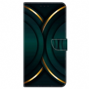 Folio-hoesje voor iPhone 15 Pro Gouden Figuur