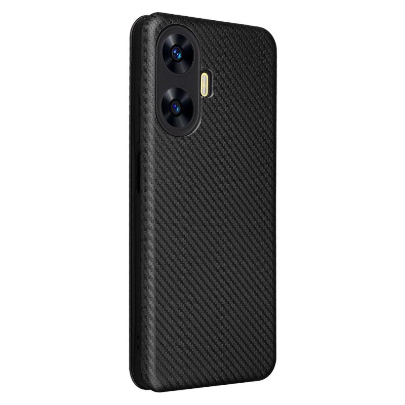 Folio-hoesje Realme C55 Carbon Vezel