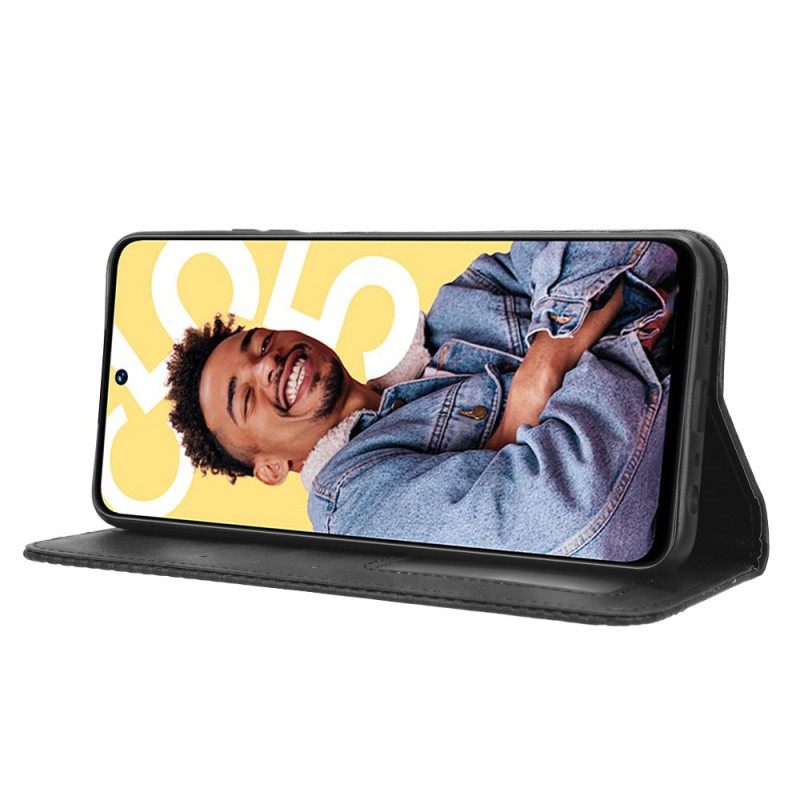 Folio-hoesje Voor Realme C55 Retrostijl