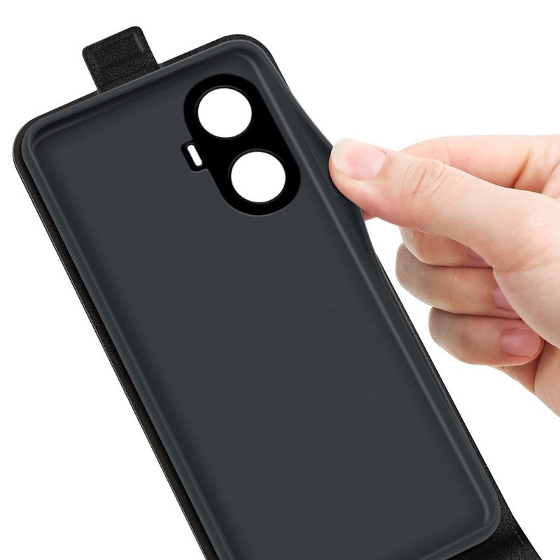 Leren Hoesje Realme C55 Verticale Klep Bescherming Hoesje