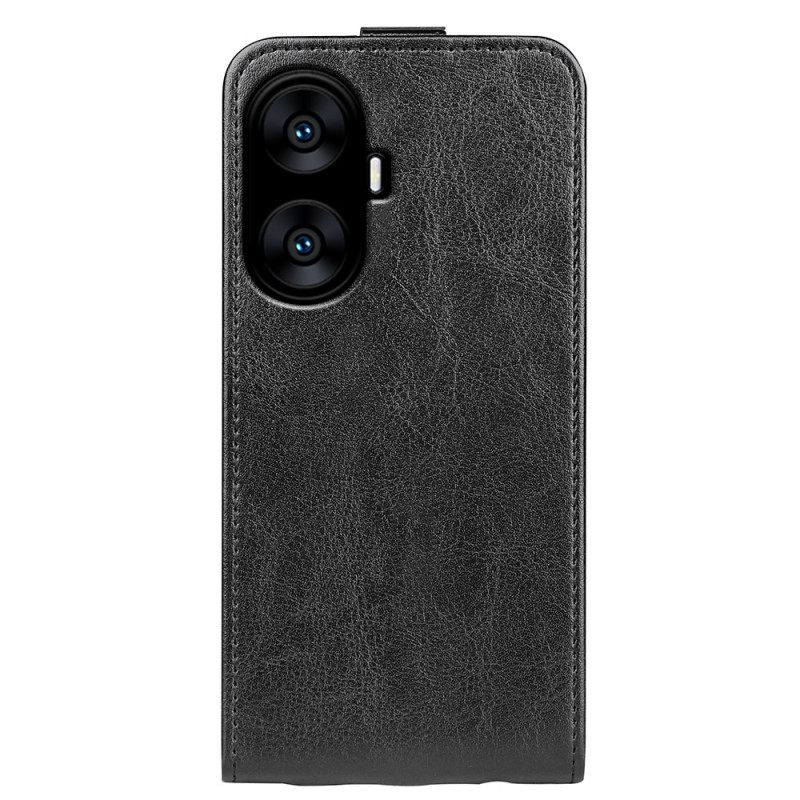 Leren Hoesje Realme C55 Verticale Klep Bescherming Hoesje