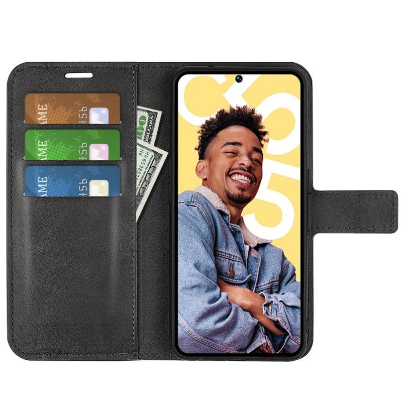 Leren Hoesje Voor Realme C55 Leerstijl