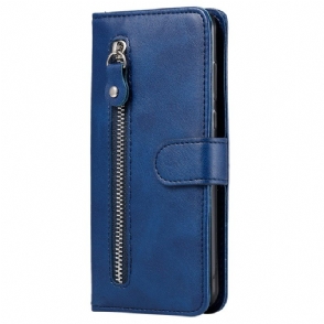 Leren Hoesje Voor Realme C55 Muntvakje Aan De Voorkant