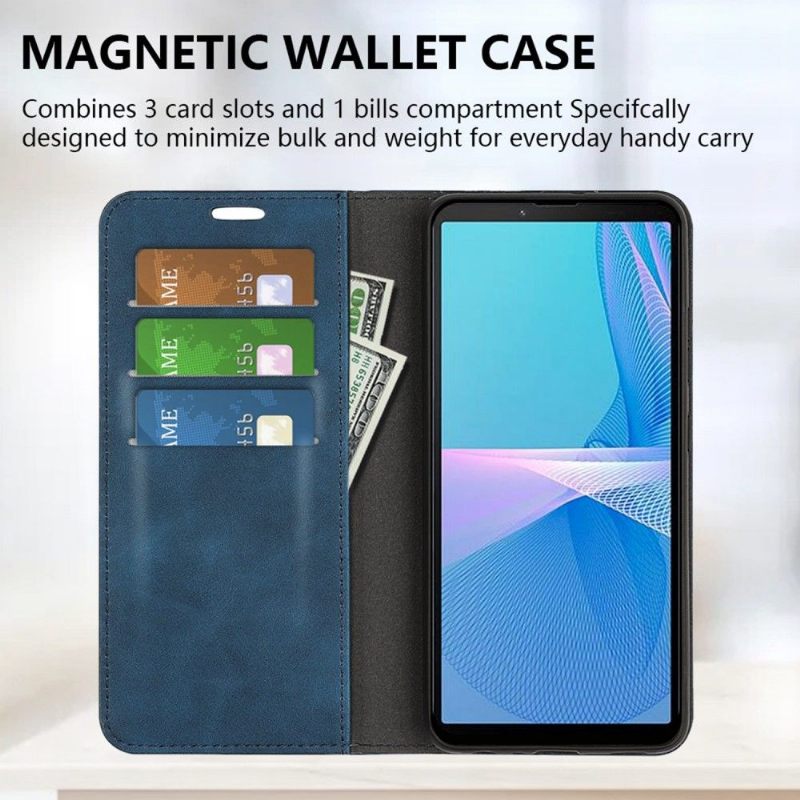 Case voor Sony Xperia 10 IV Bescherming Kunstleer Stand Functie