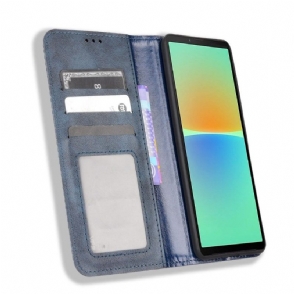 Cover voor Sony Xperia 10 IV Anti-fall De Lederen Stijl Cirénius